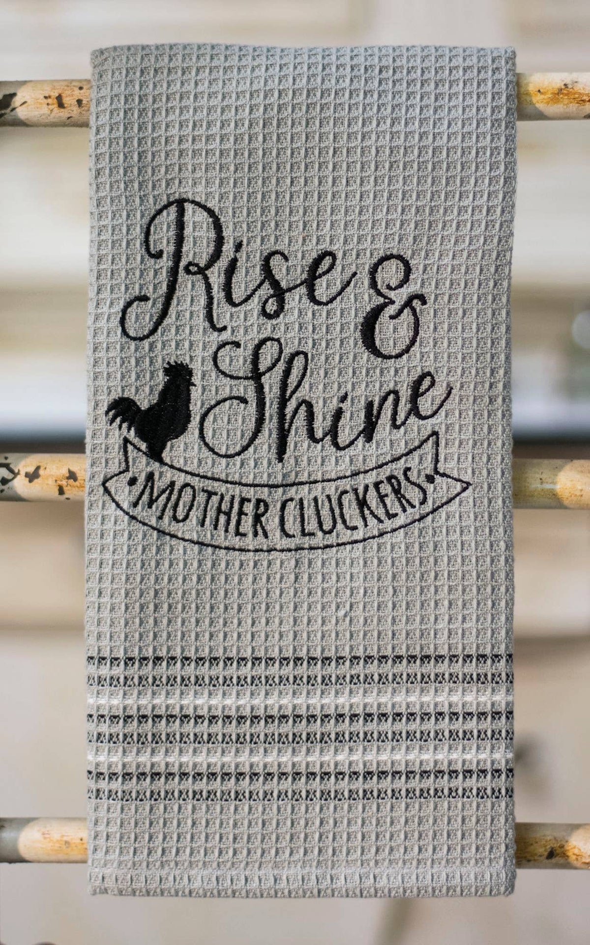 Mothercluckers Dish Towel, 20x28