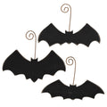 Distressed Wooden Bat Ornament w/Wire Hanger, 3 Assorted