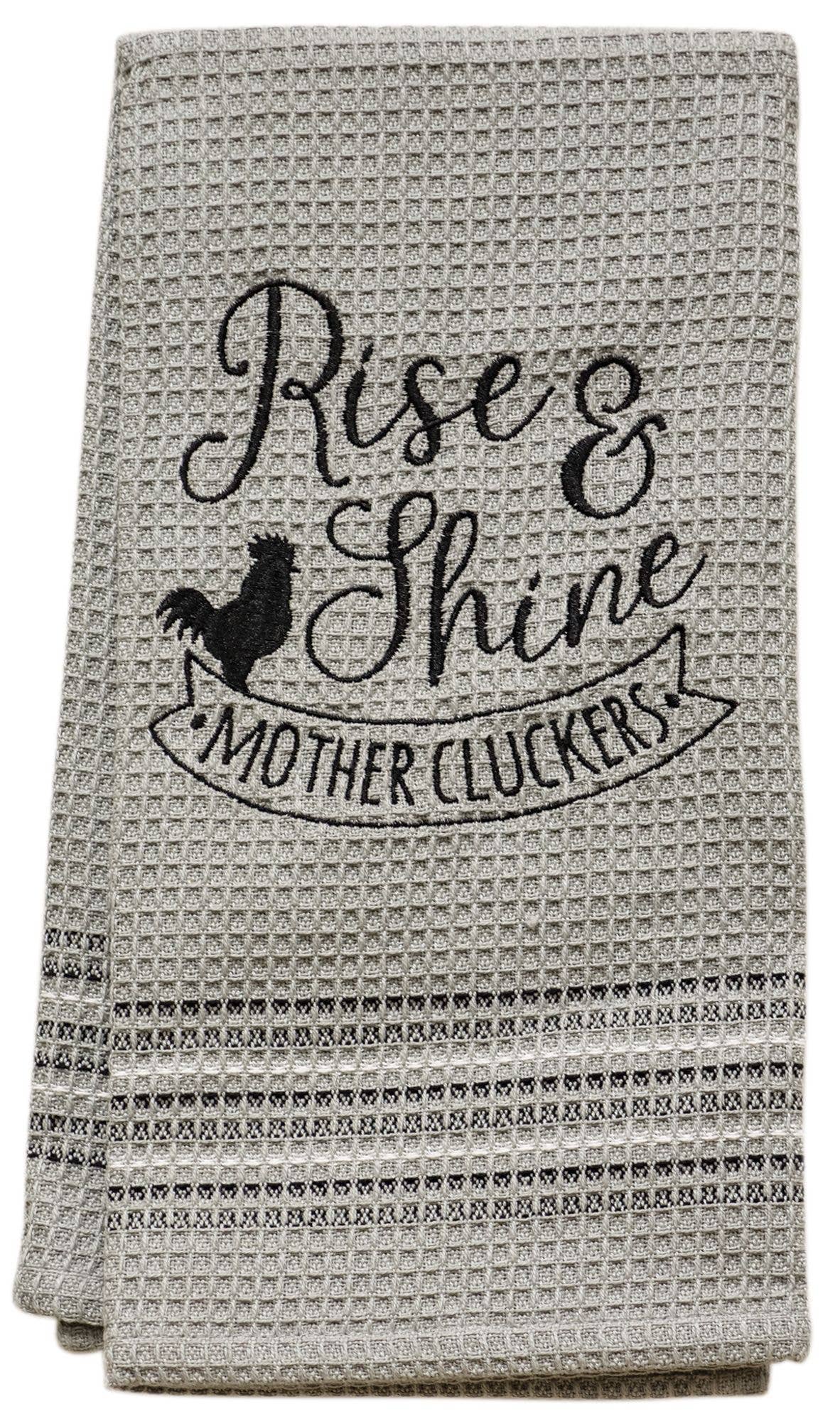 Mothercluckers Dish Towel, 20x28