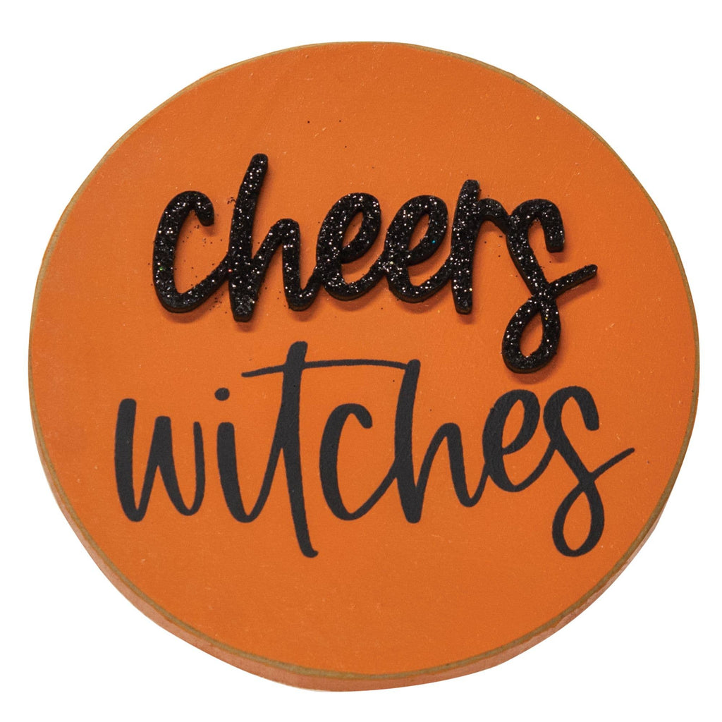 Cheers Witches Circle Easel Sign
