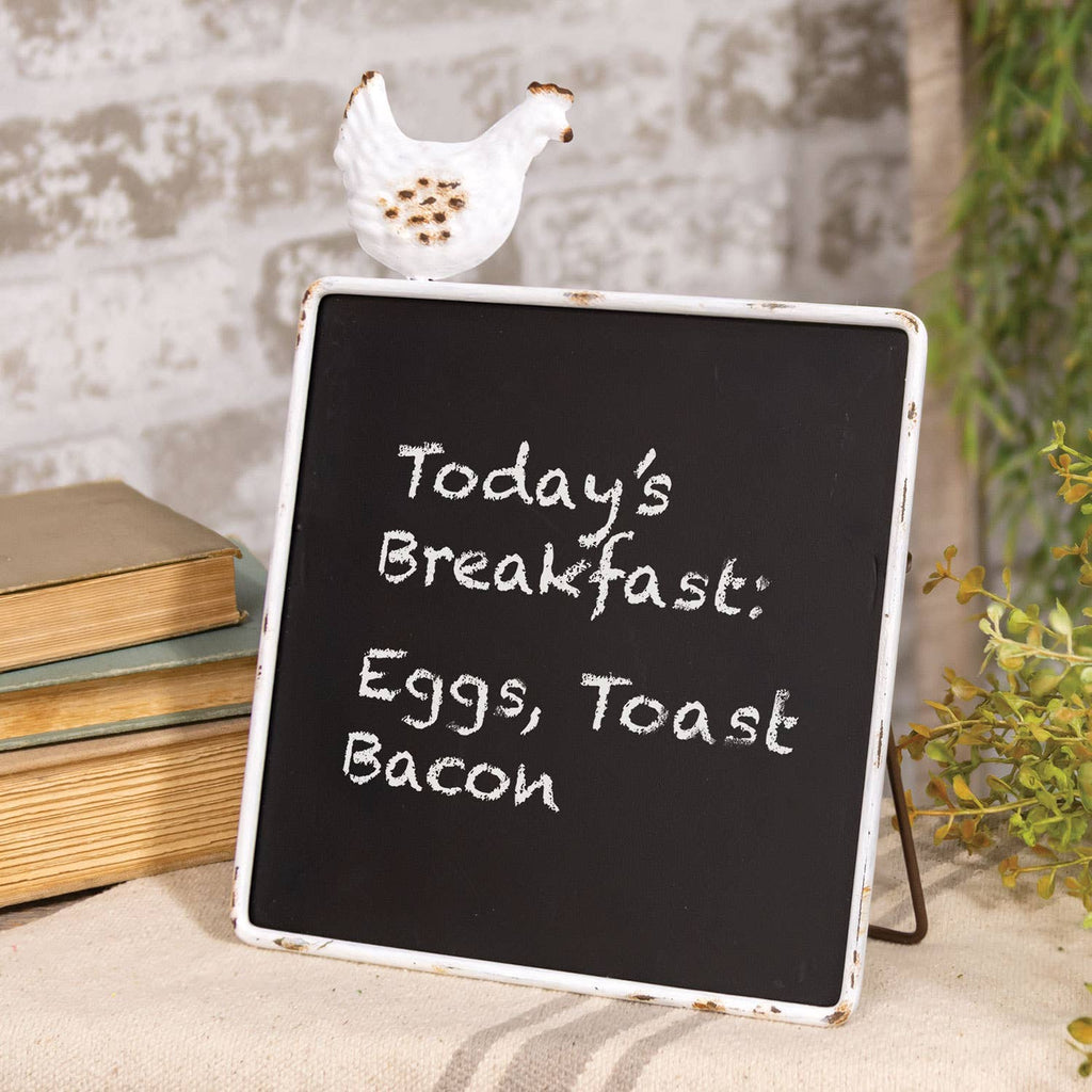 Farmhouse Chicken Chalkboard Easel
