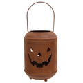 Rusty Metal Jack O Lantern Luminary