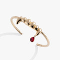 Vampire Teeth Fangs Cuff: Gold
