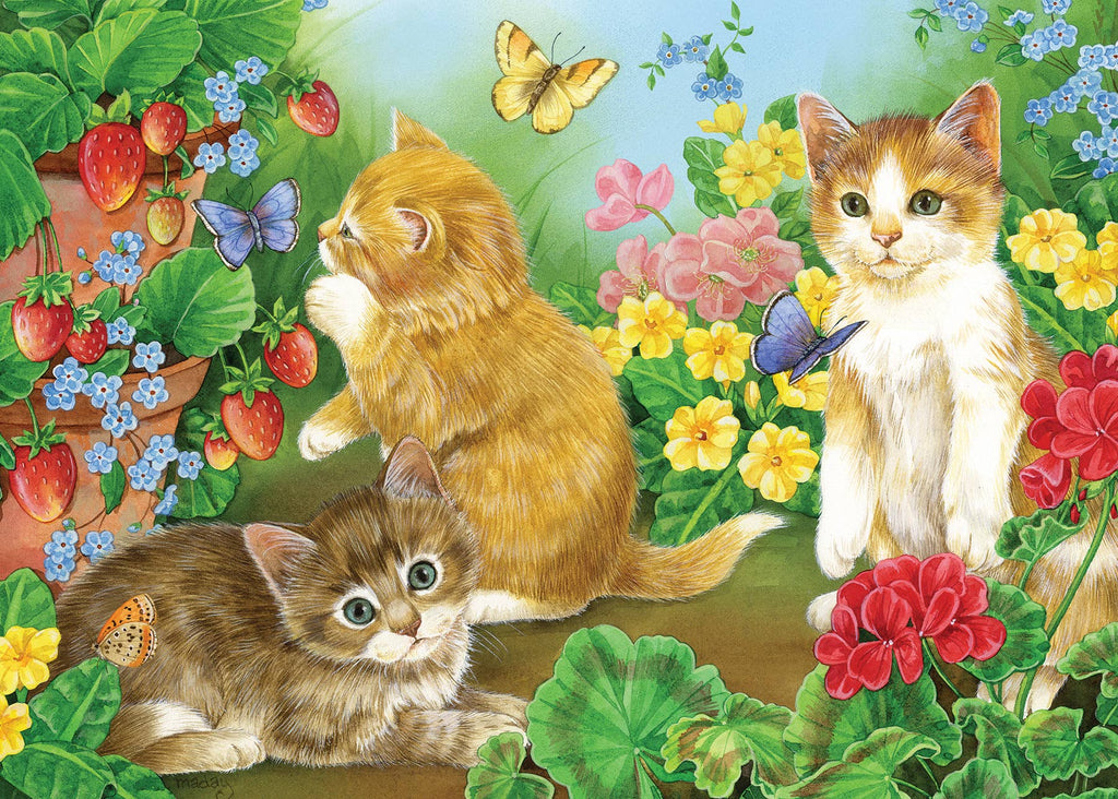 Kitten Playtime (tray) 35-Piece Cobble Hill Puzzle