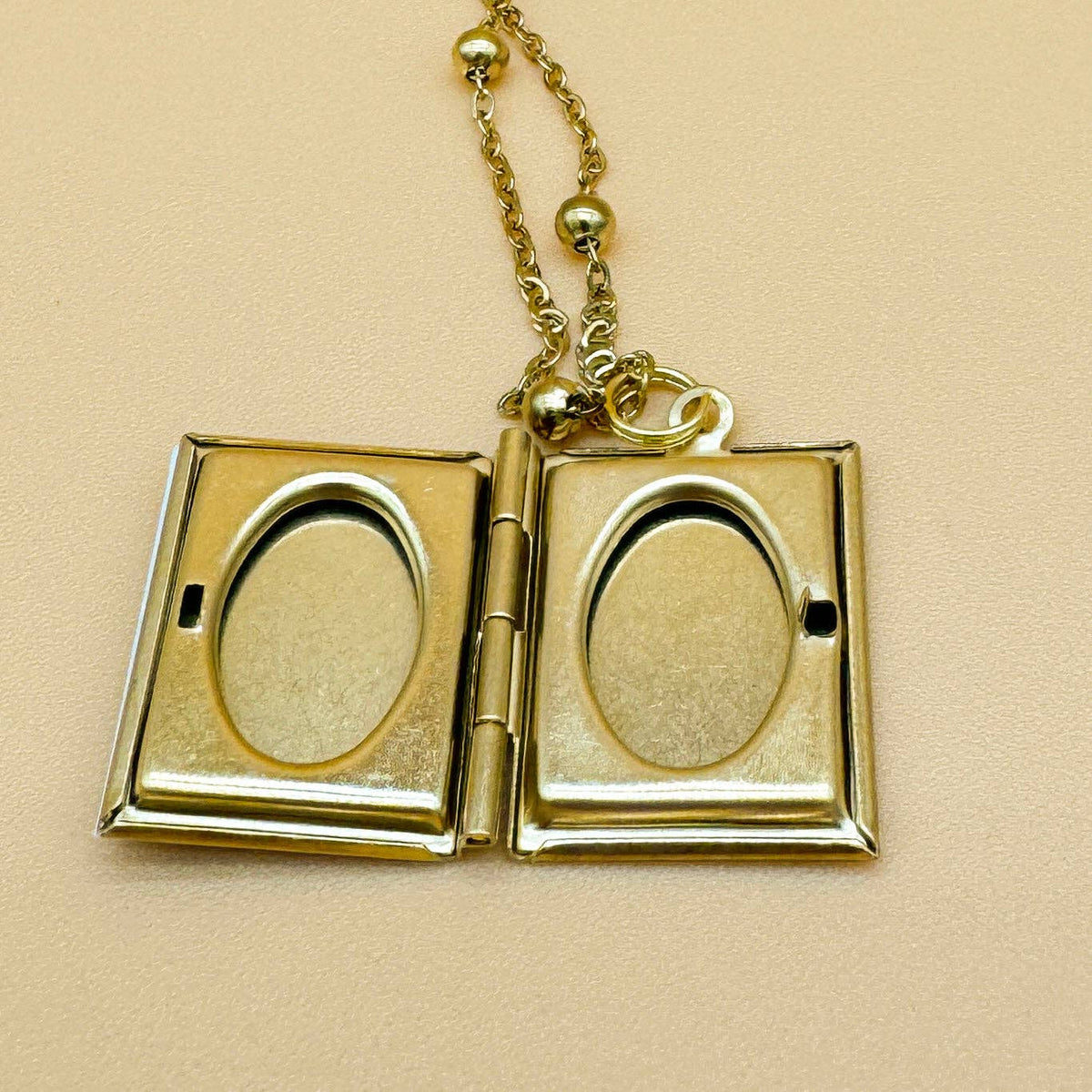 Shakespeare Book Necklace - Bookish Merch Reader Gift: Gold