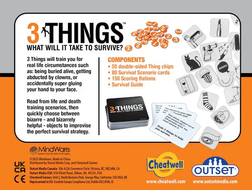 3 Things: The Hilarious Survival Party Game