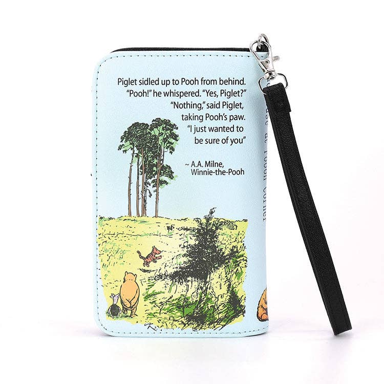The House at Pooh Corner Book Wallet: Blue