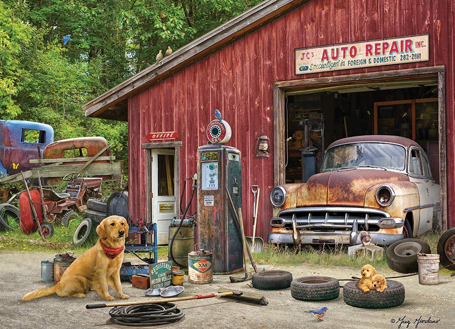Auto Repair 500-Piece Cobble Hill Puzzle