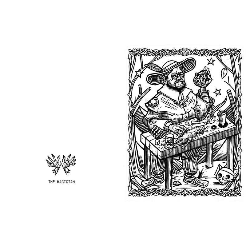 Tarot del Toro Coloring Book (SALE)