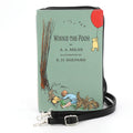 Winnie the Pooh Book Clutch Bag in Vinyl: GREEN