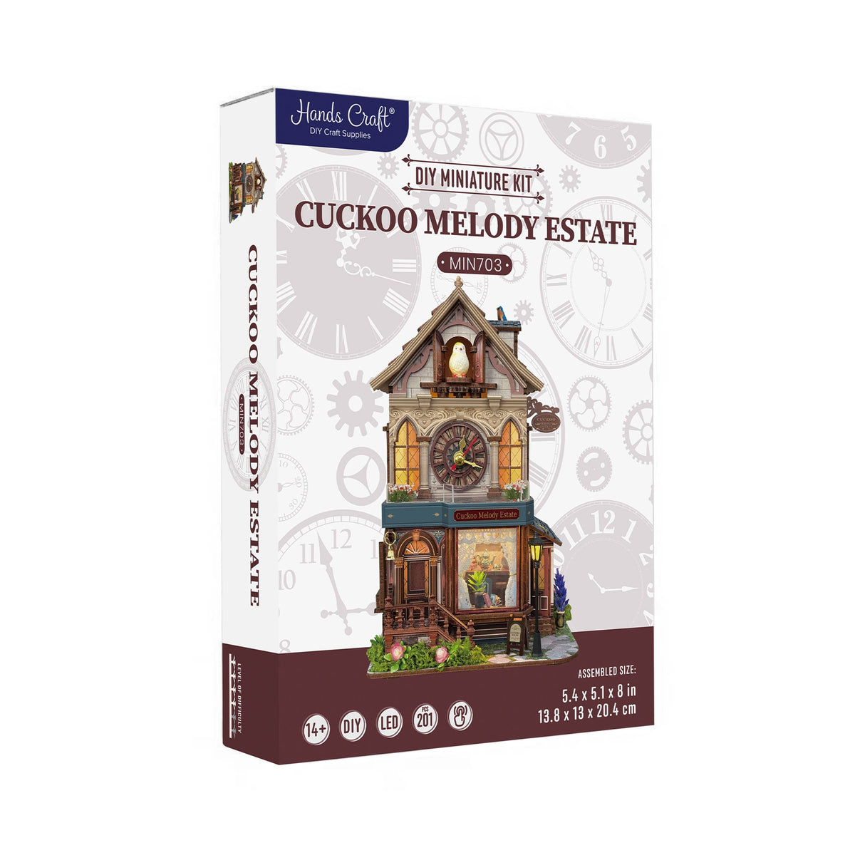 DIY Miniature House Kit: Cuckoo Melody Estate