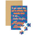 Officially Still Mentally Sharp Puzzle Card