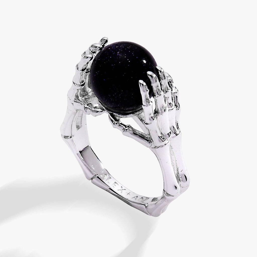 Crystal Ball Ring: Gold