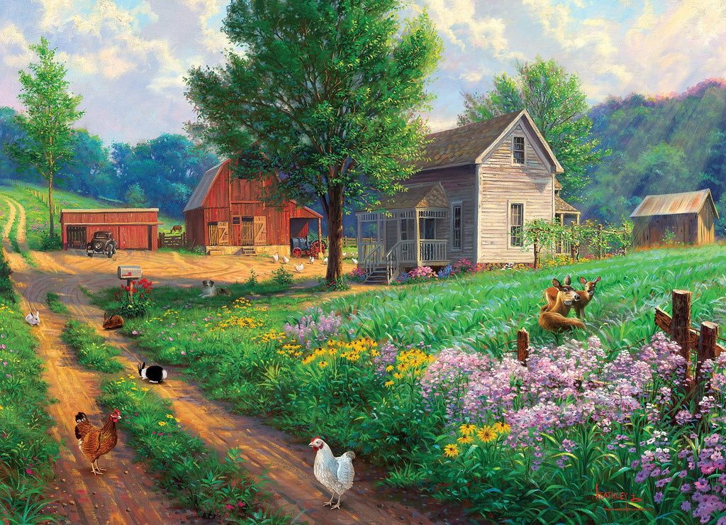 Farm Country 1000-Piece Cobble Hill Puzzle