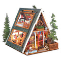 DIY Miniature House Kit: A-Frame Cabin