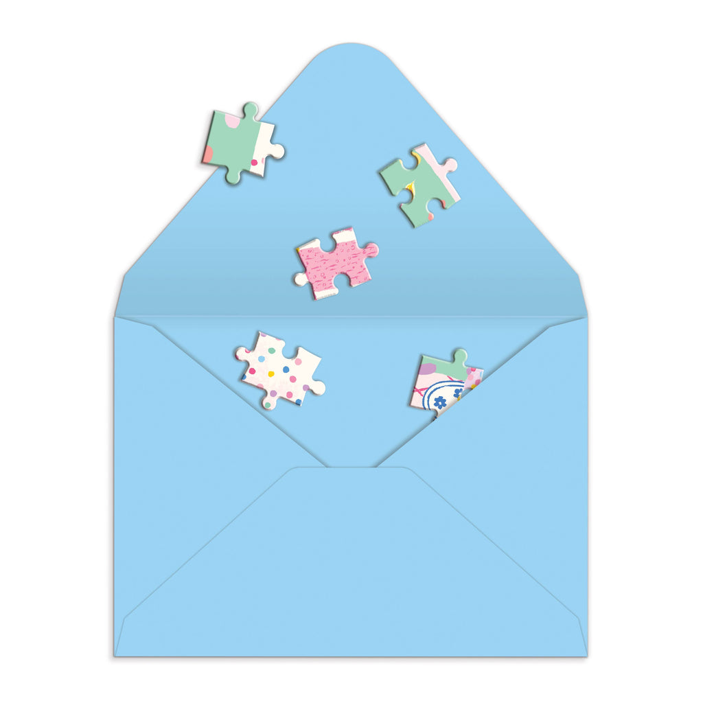 Confetti Birthday Cake Greeting Card Puzzle