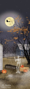 Mr. Skeleton - Fall Wall Art: 4A / 16" x 20"