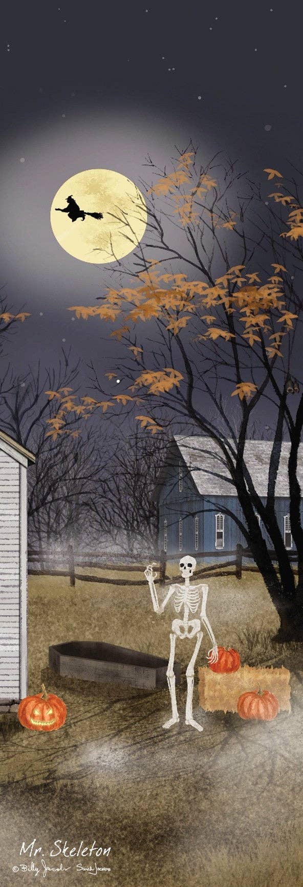 Mr. Skeleton - Fall Wall Art: 4A / 16" x 20"