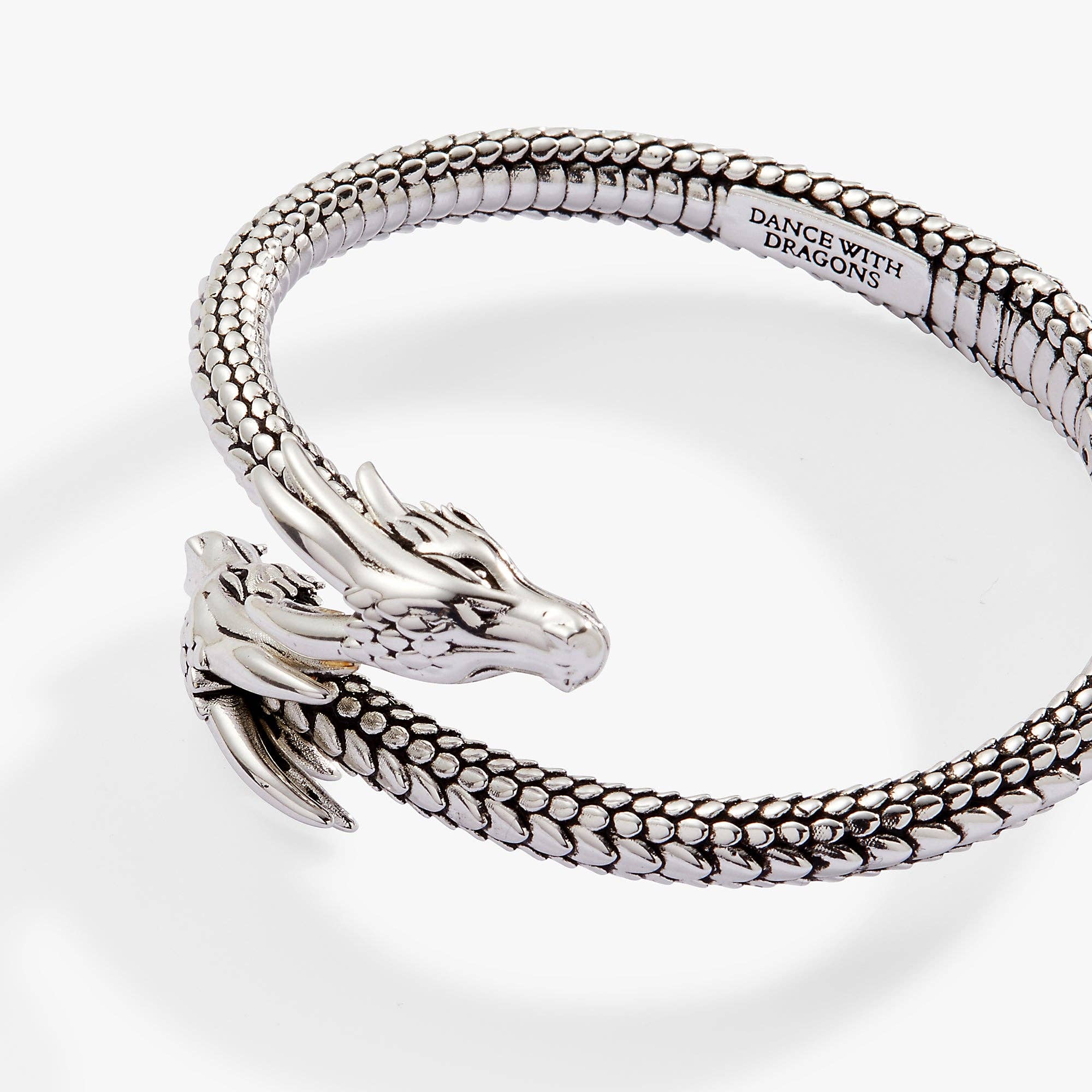 House of the Dragon™ Cuff Bracelet: Antiqued Silver
