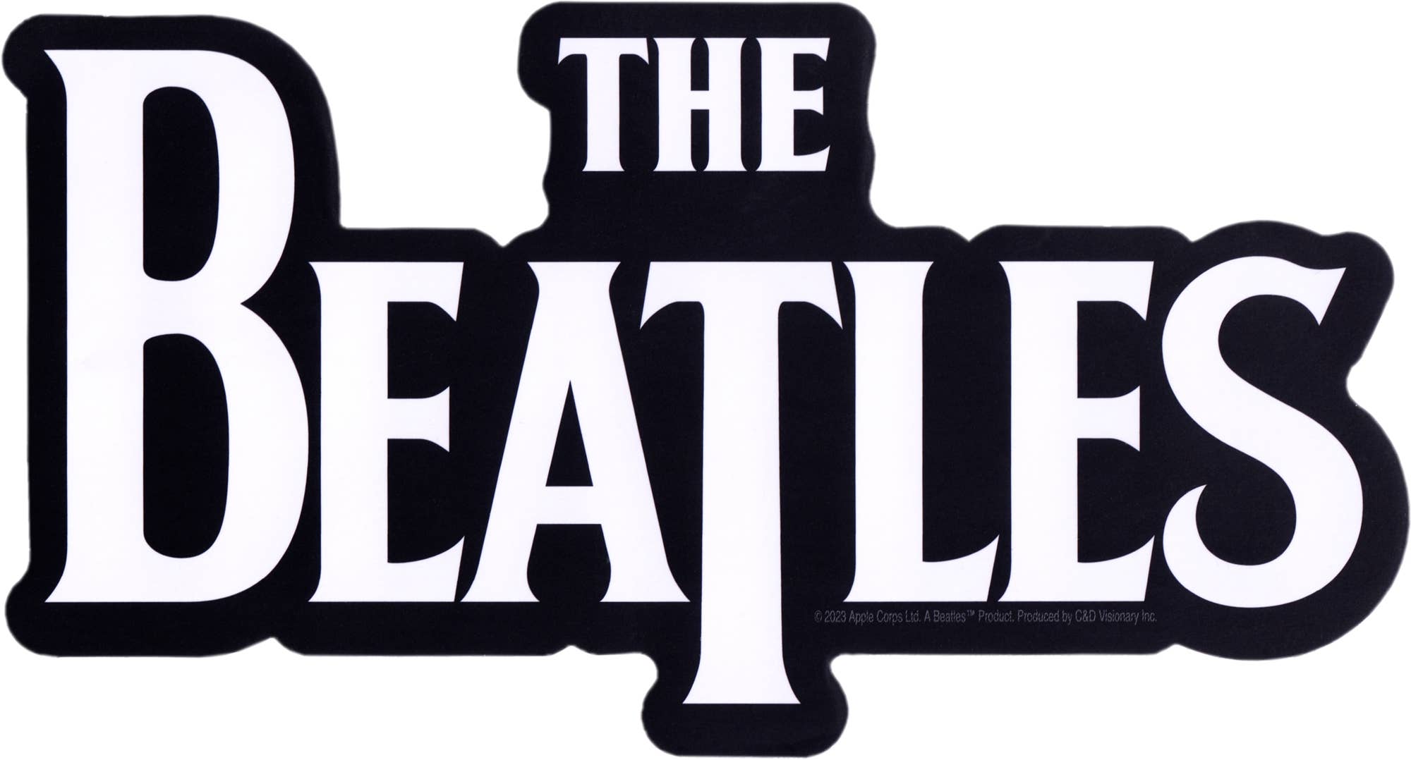 Sticker - The Beatles  6" Logo - 1960s Rock Music Band