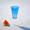 Vikko Décor - Timeless, 13oz Water Goblet Glass, Blue