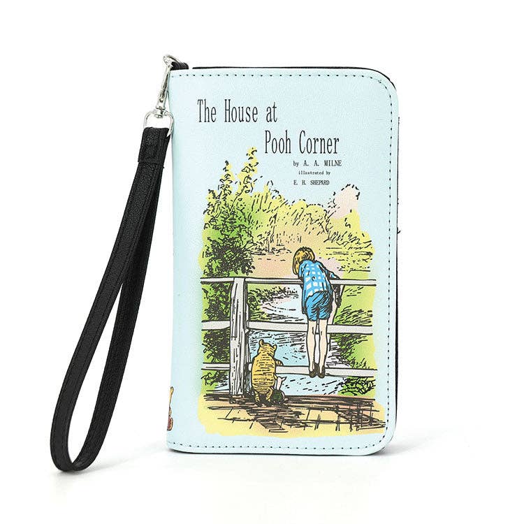 The House at Pooh Corner Book Wallet: Blue