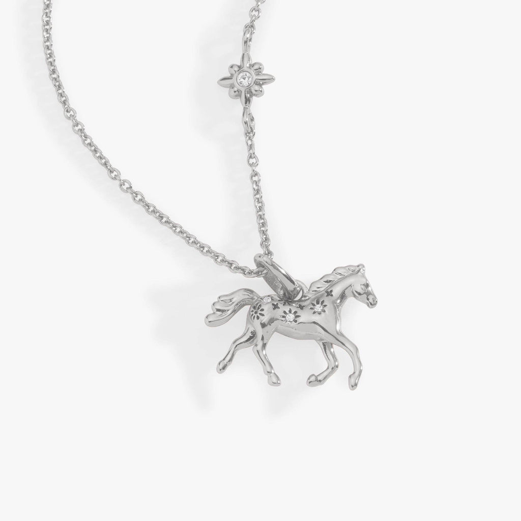 Horse Girl Pendant: Gold