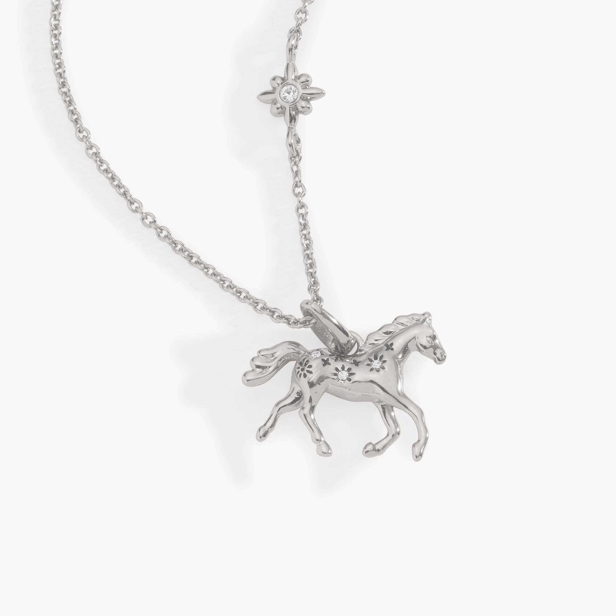 Horse Girl Pendant: Gold