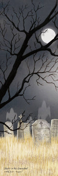 Ghosts in the Graveyard - Fall Wall Art: Barnwood / 8" x 20"