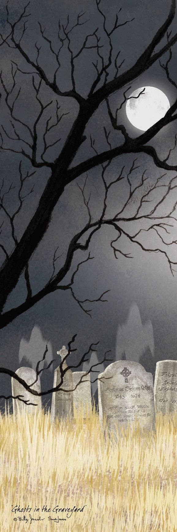 Ghosts in the Graveyard - Fall Wall Art: Barnwood / 8" x 20"