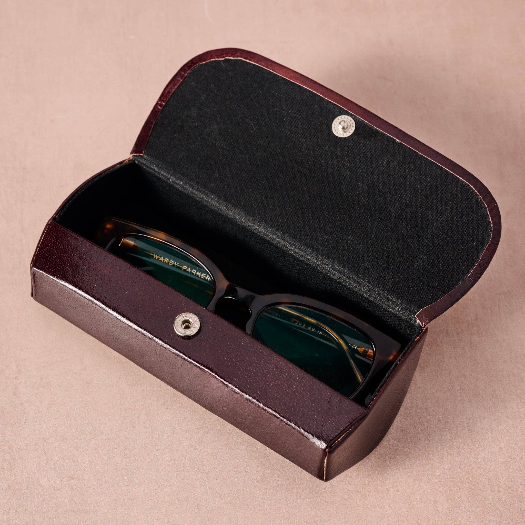 Kittee Leather Eyeglass Case