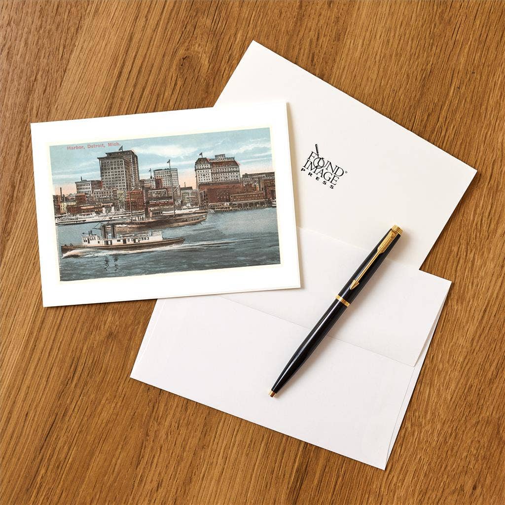 Greeting Card MI-300 Harbor, Detroit
