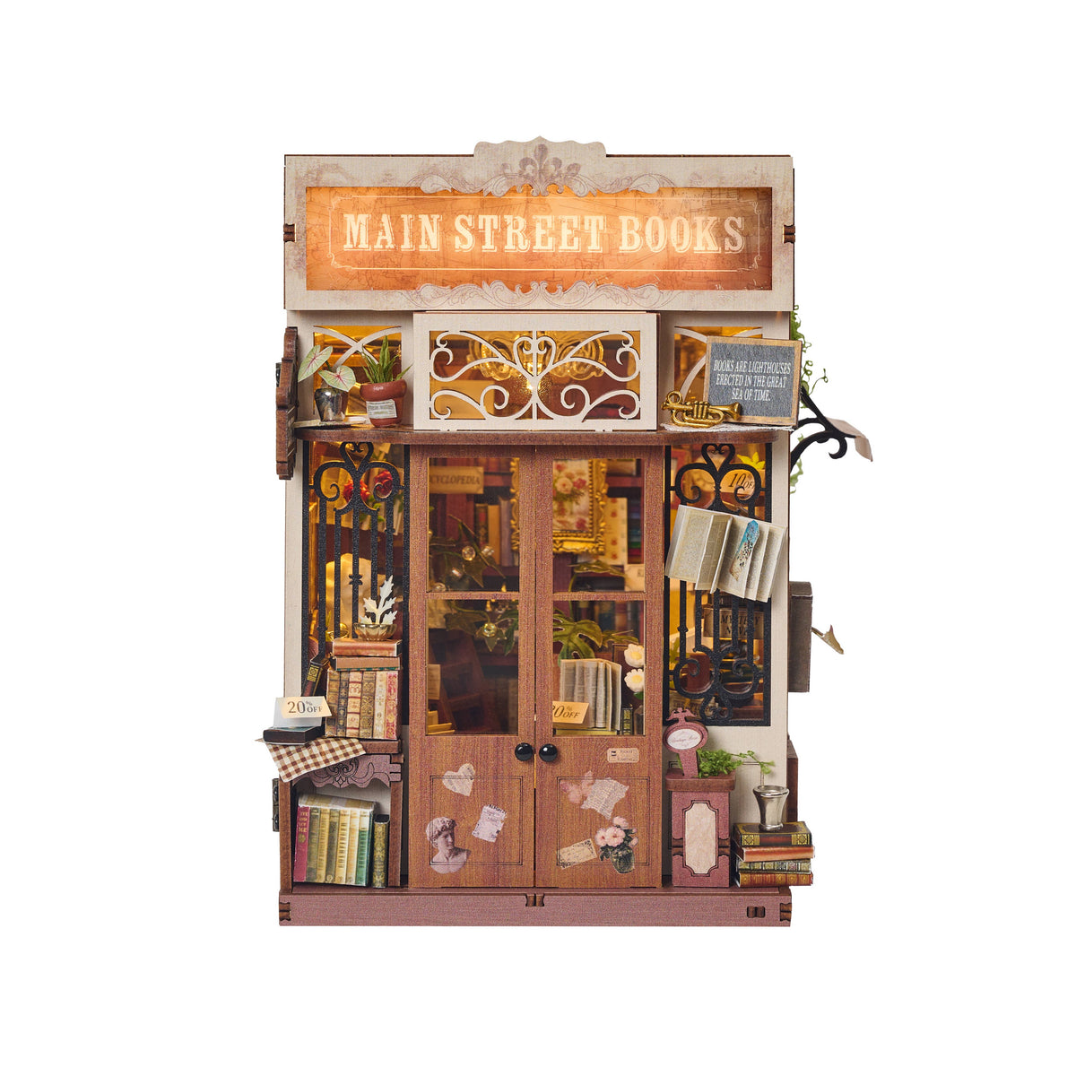 DIY Book Nook Kit: Main Street Books