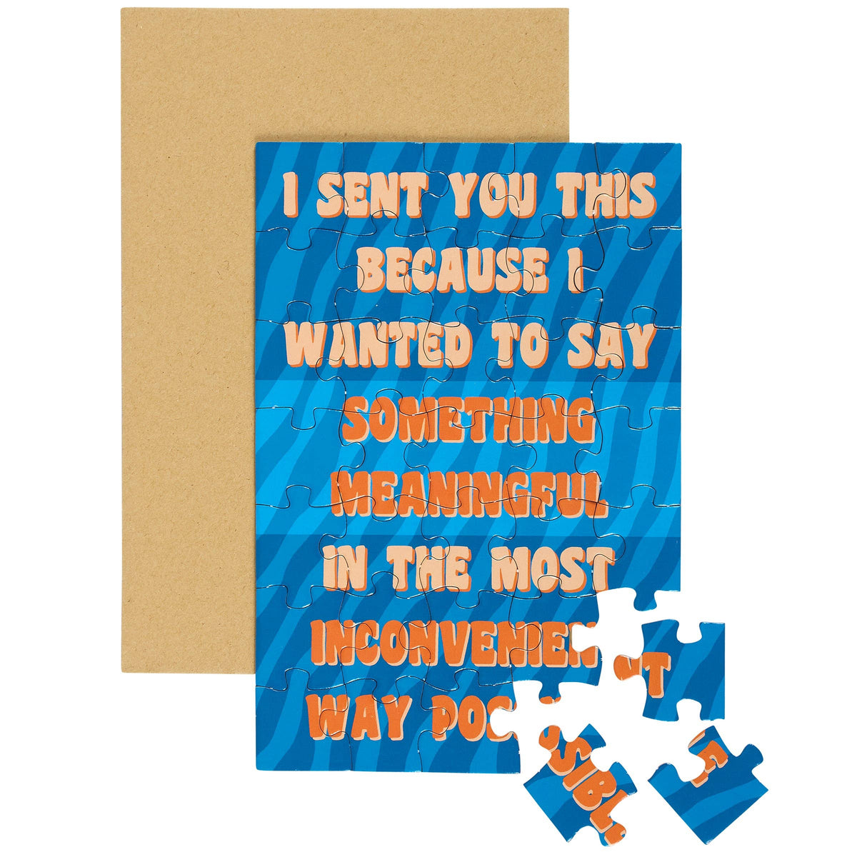 Most Inconvenient Way Possible Puzzle Card