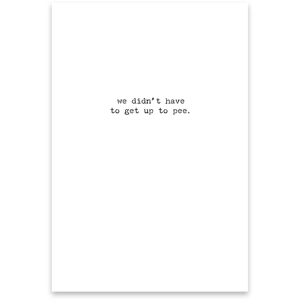 All Nighter Means Greeting Card