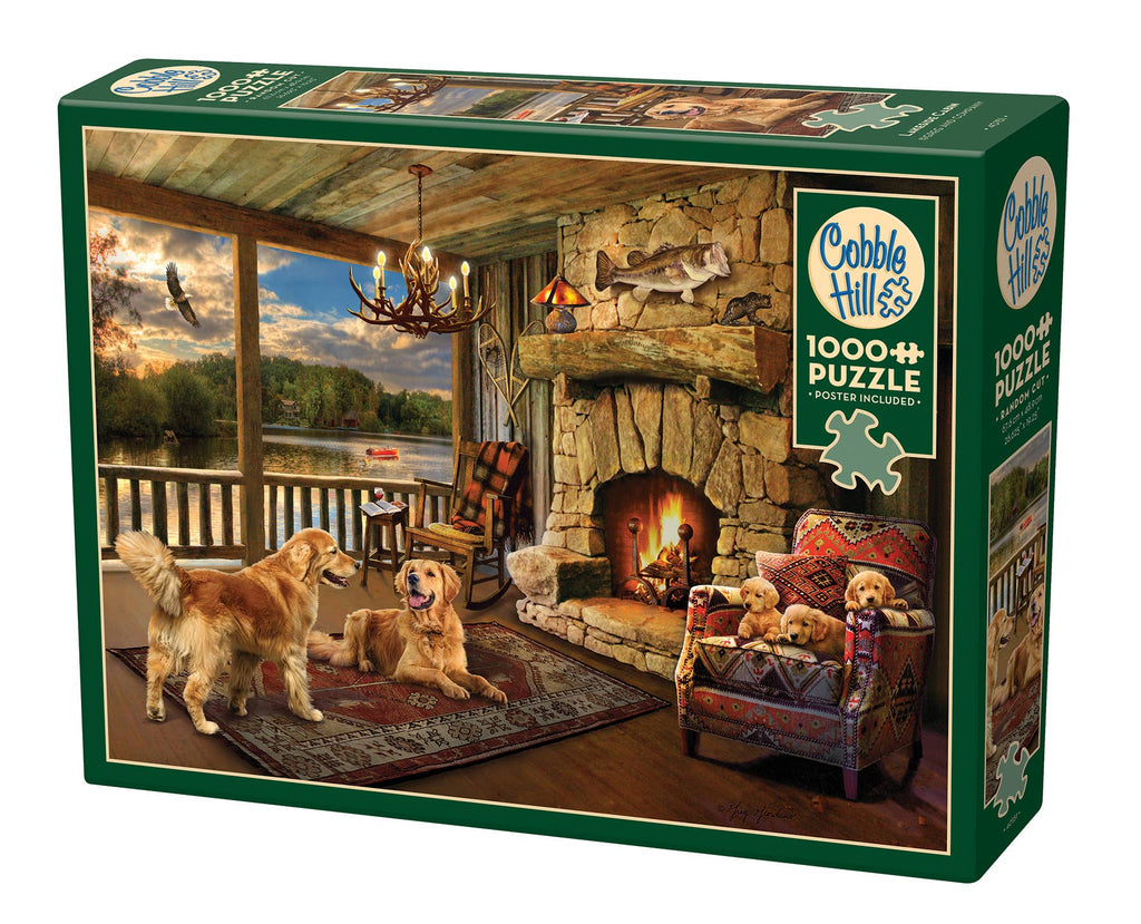 Lakeside Cabin 1000-Piece Cobble Hill Puzzle