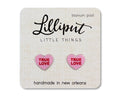 NEW Conversation Heart Earrings // Valentines Day: Pink