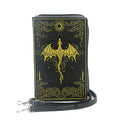 ROMANTASY DRAGON BOOK CLUTCH BAG