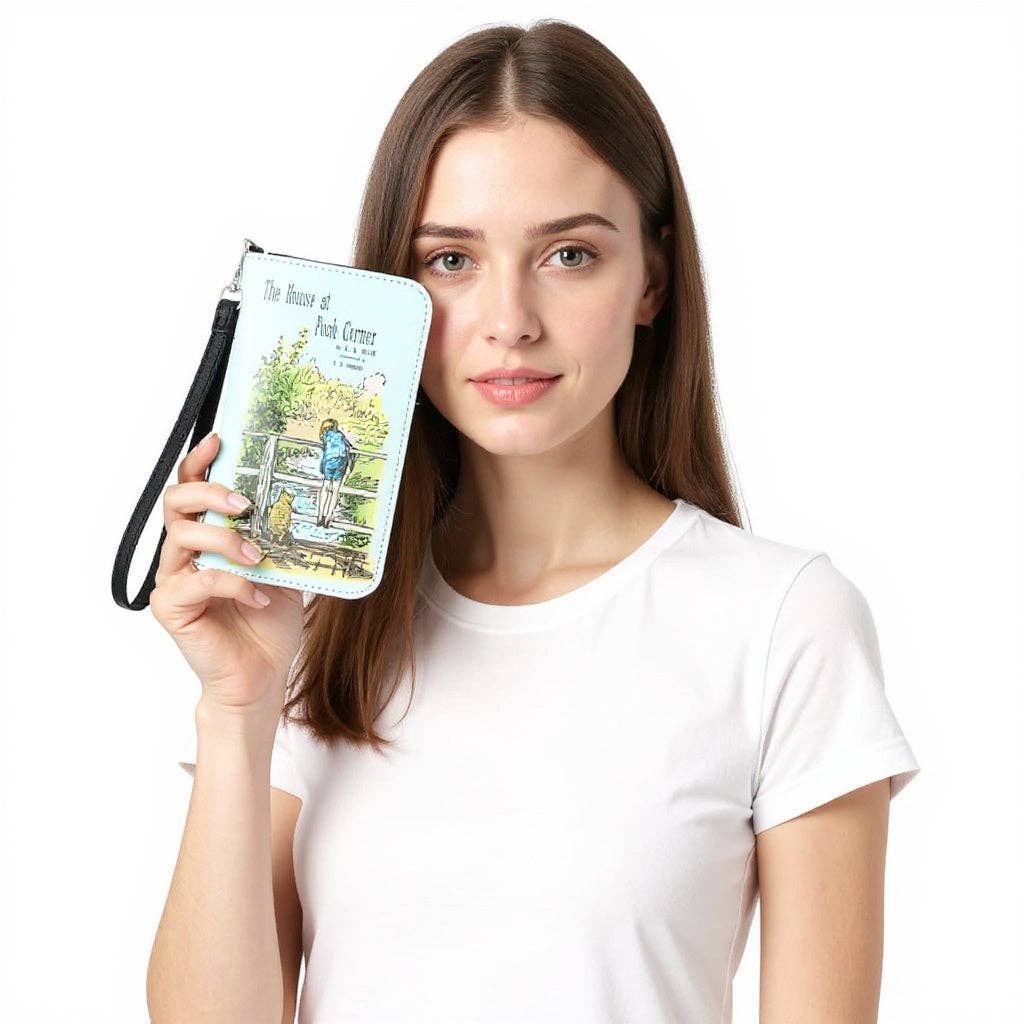 The House at Pooh Corner Book Wallet: Blue