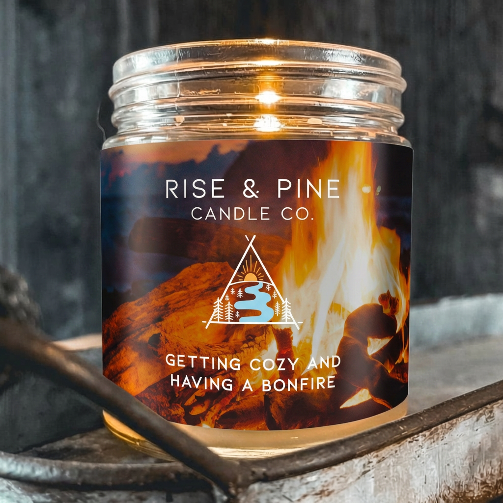 Bonfire/Campfire Soy Wax Candle - 9oz
