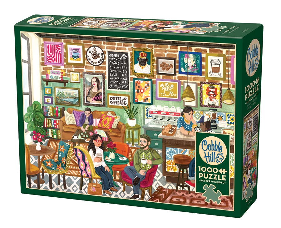 Coffee Please 1000-Piece Cobble Hill Puzzle