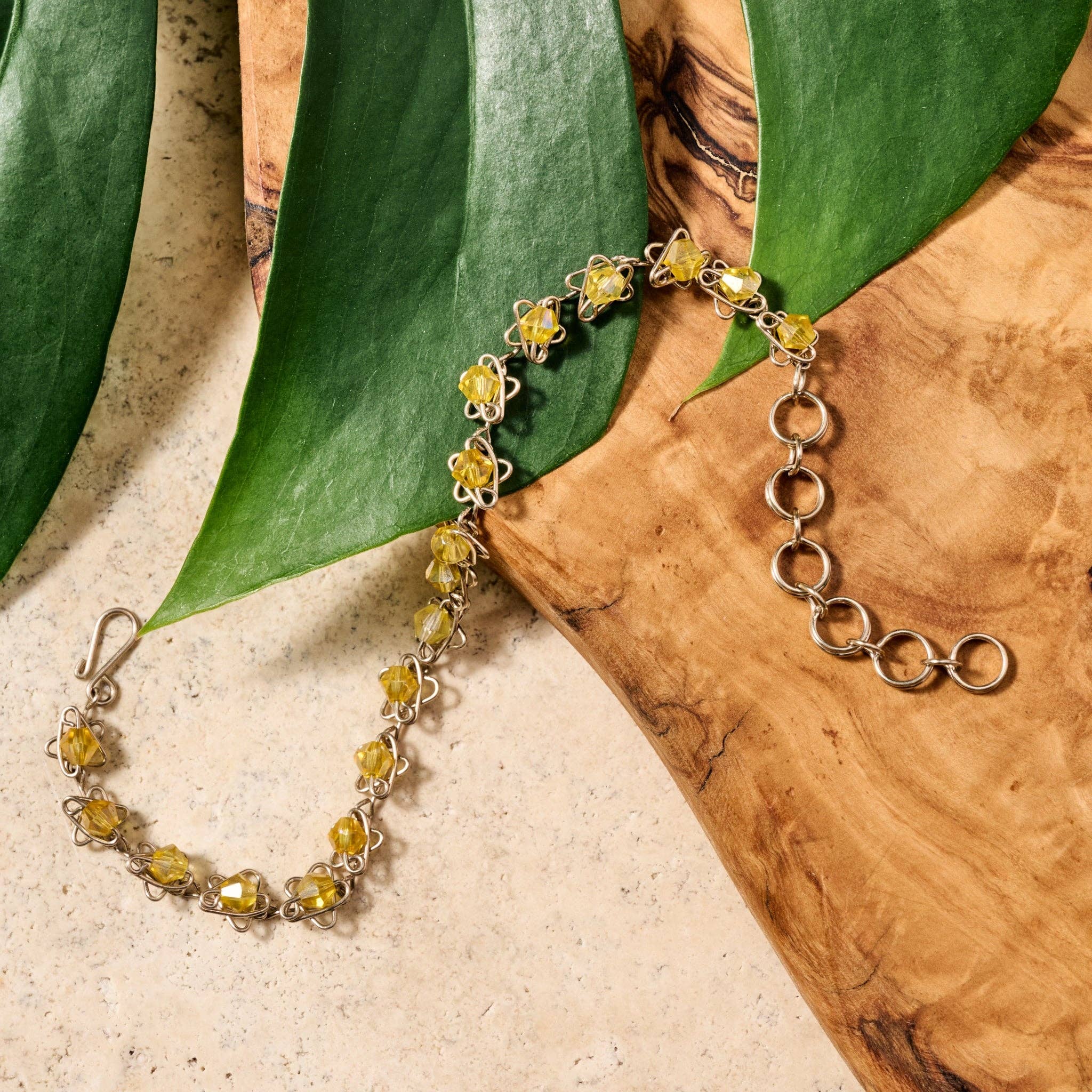 Amarilla Star Bead Bracelet