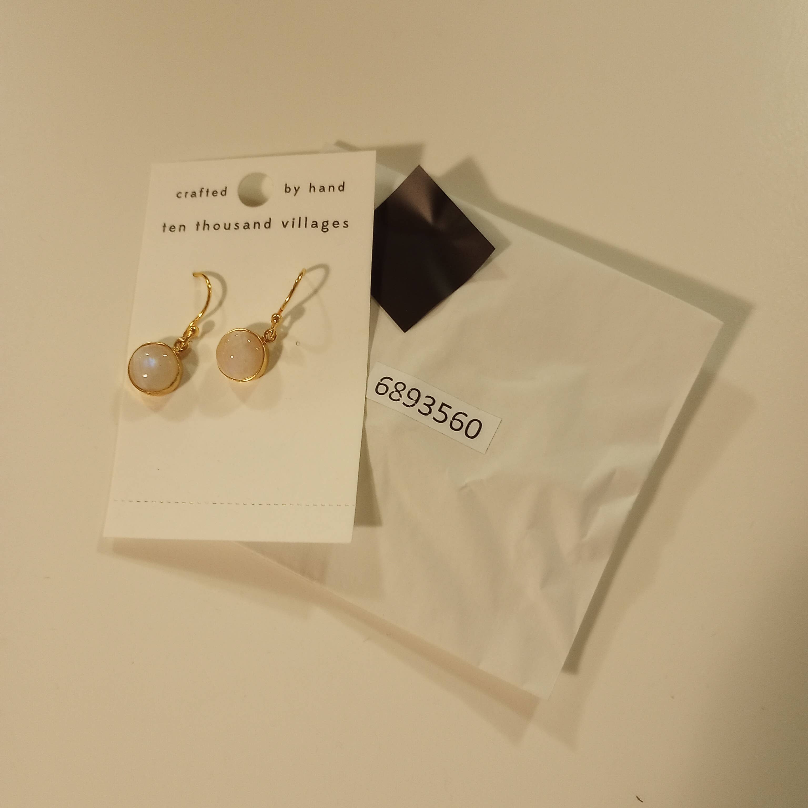 Moonstone Dew Drop Earrings