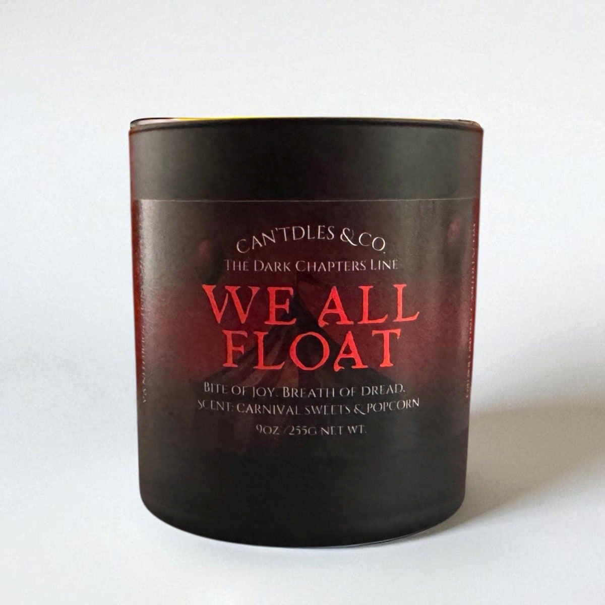 We All Float – Cotton Candy & Popcorn Candle | Horror Gift