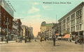 Sticker MI-40 Woodward Avenue, Detroit