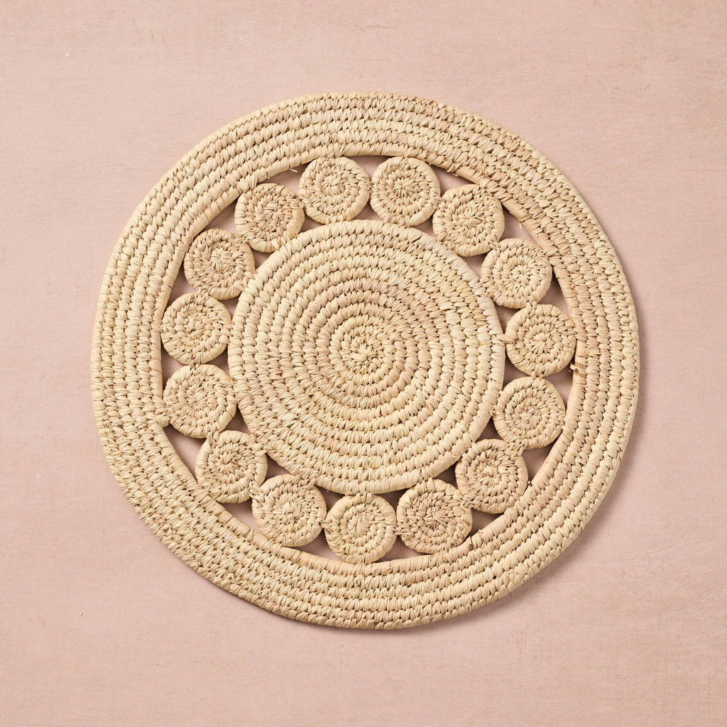 Pleta Woven Date Palm Leaf Charger