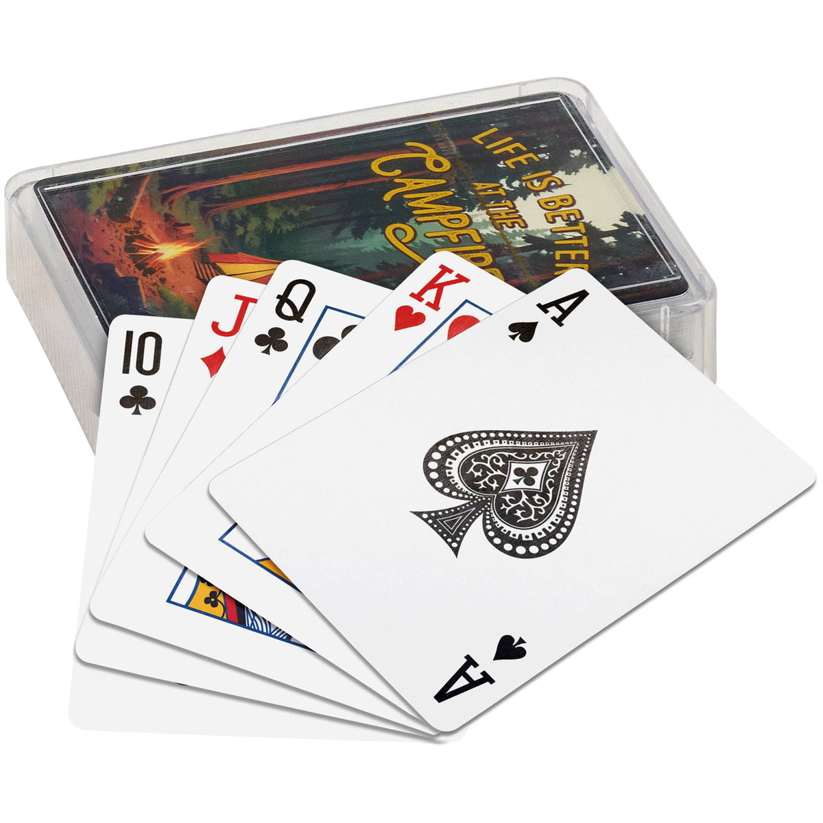 Life Is Better At The Campfire Playing Cards