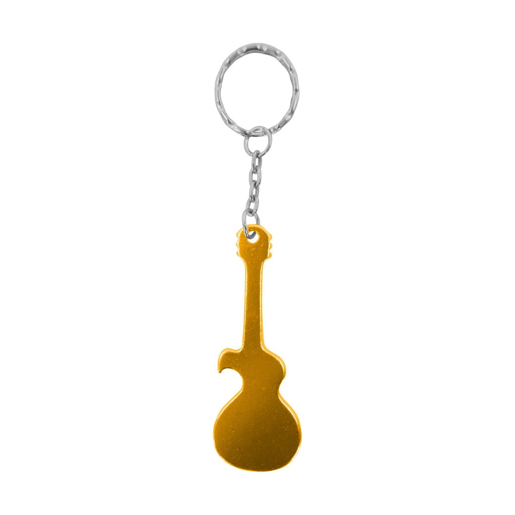 Keychain - Guitar Bottle Opener - 6 Colors - Music Gift Rock: Black