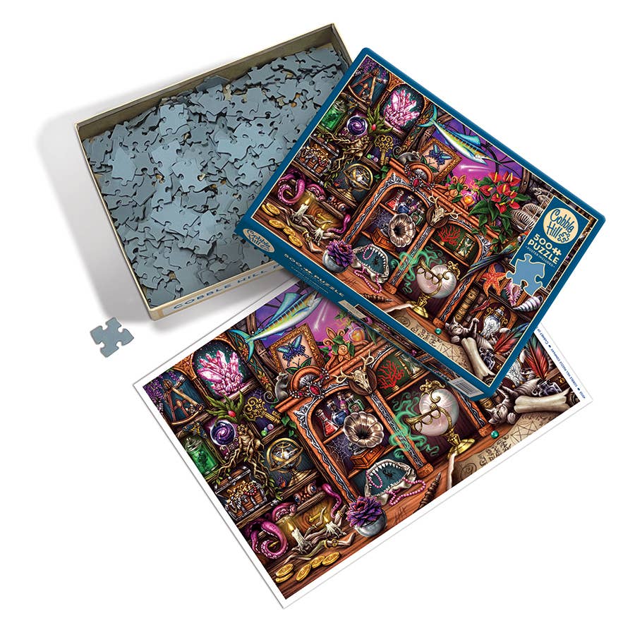 Cabinet of Curiosities 500-Piece Cobble Hill Puzzle