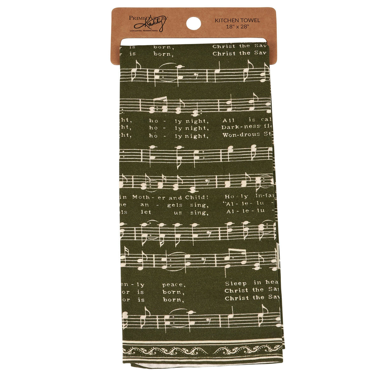 Silent Night Kitchen Towel
